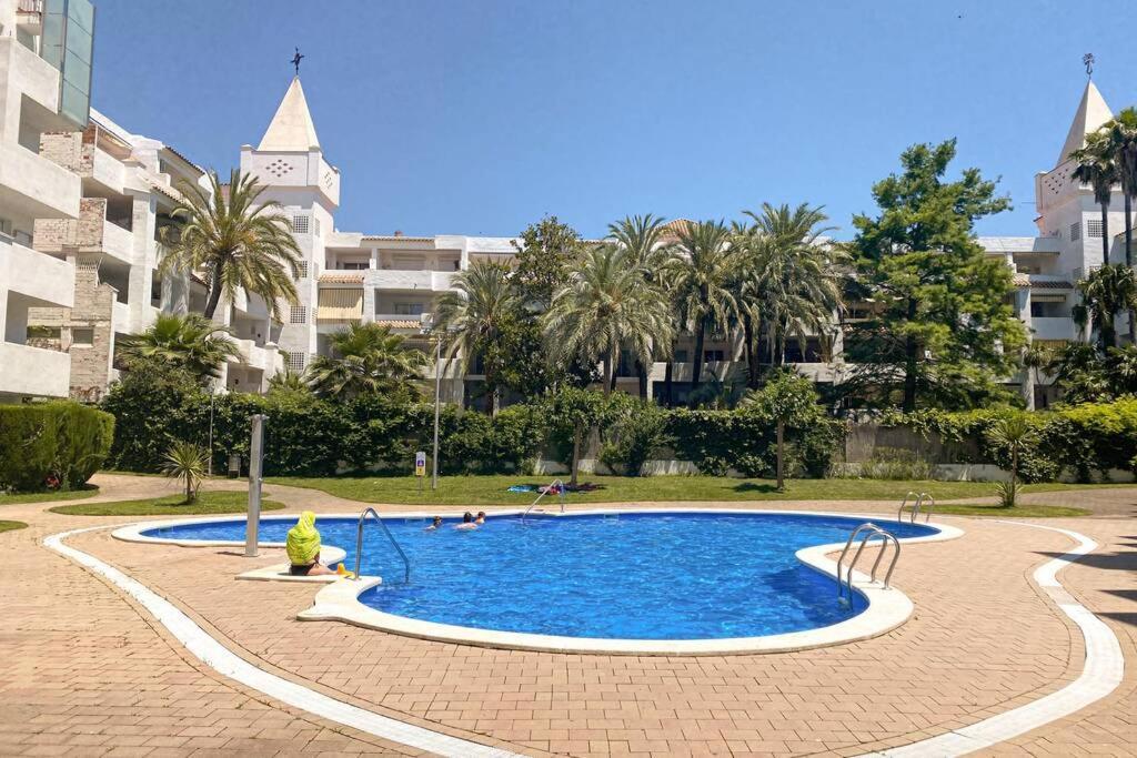 Blue Marina - Terraza, Piscina Y Wifi Gratis Apartment Roses Exterior photo